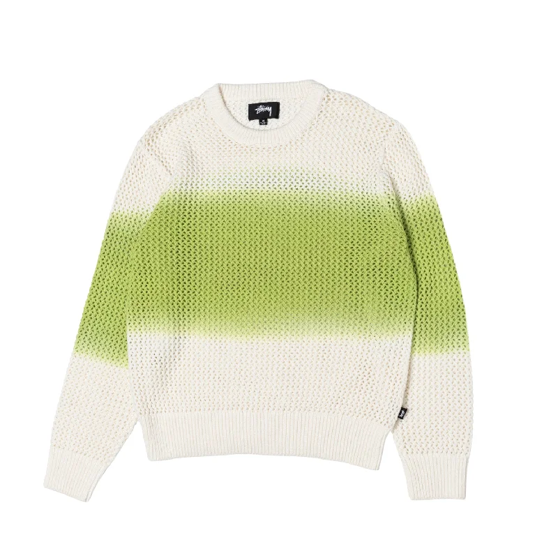 Stussy - Pigmented Dyed Loose Gauge Sweater (Bright Green)