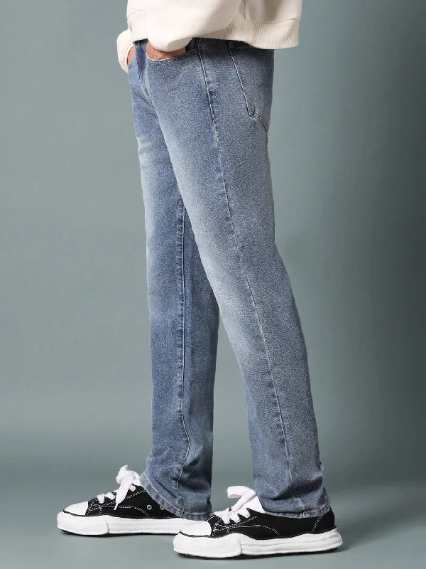 Slim Fit Mid Wash Jean