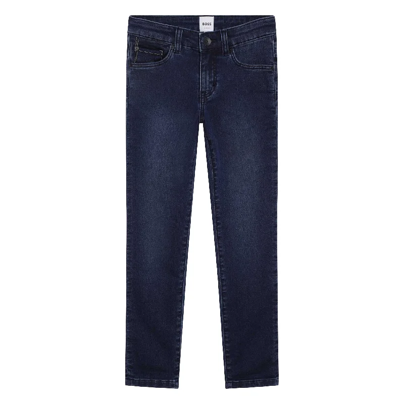 Hugo Boss Boys Blue Skinny Jeans_J24877-Z07