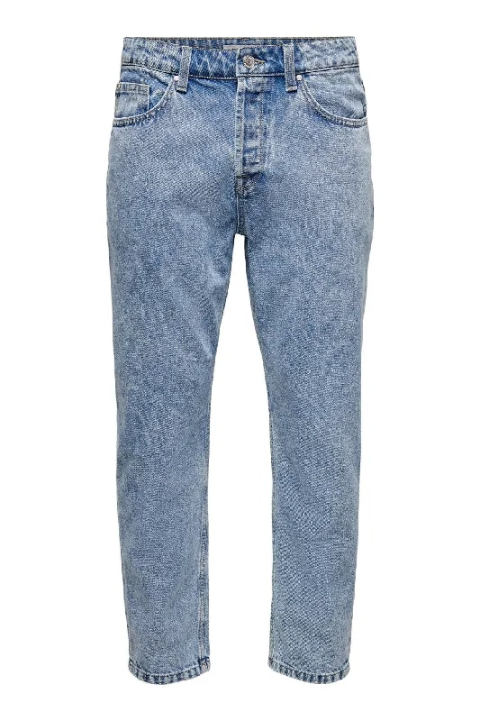 Avi Beam Jeans - Blue Denim