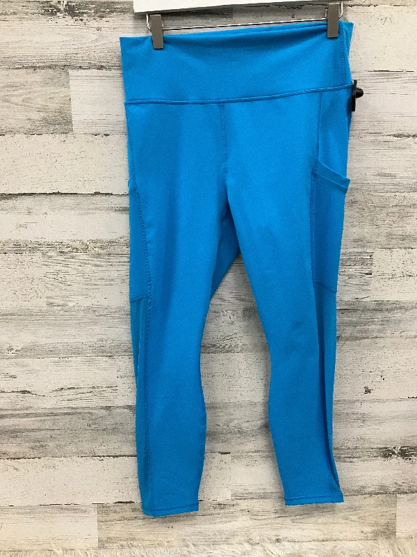 Athletic Leggings By Fabletics In Blue, Size: Xl