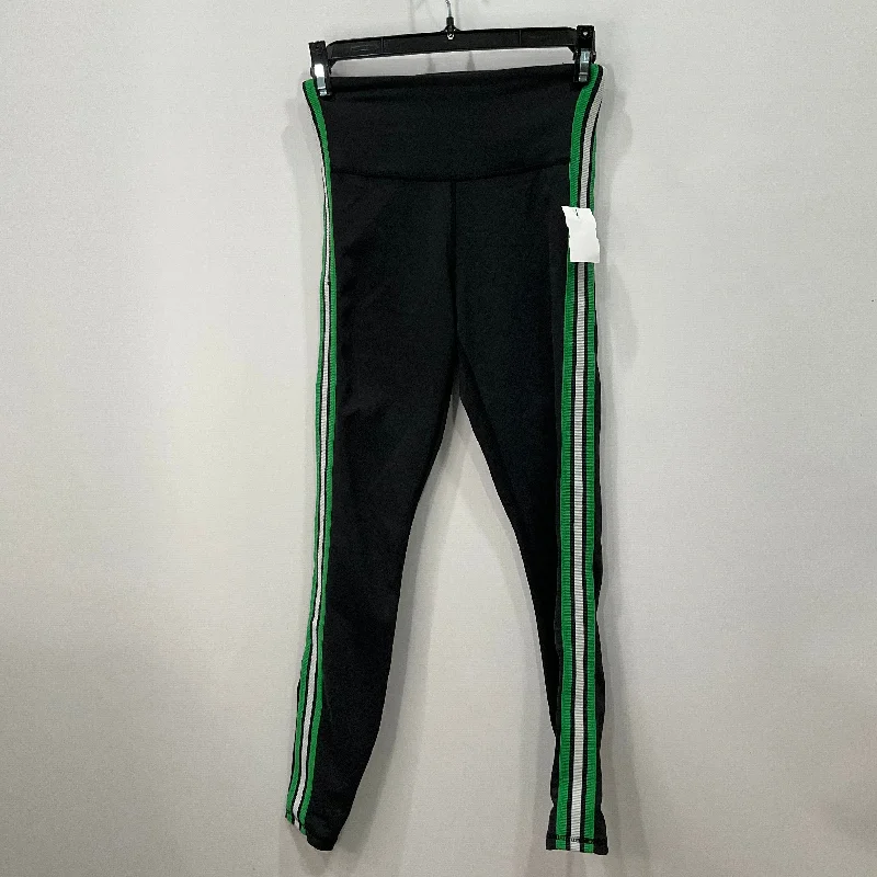 Athletic Leggings By Ivl Collective In Black & Green, Size: Xs