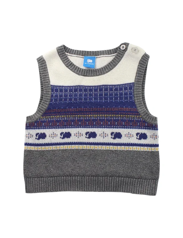 Les Enphants Sweater Vest 6-12M