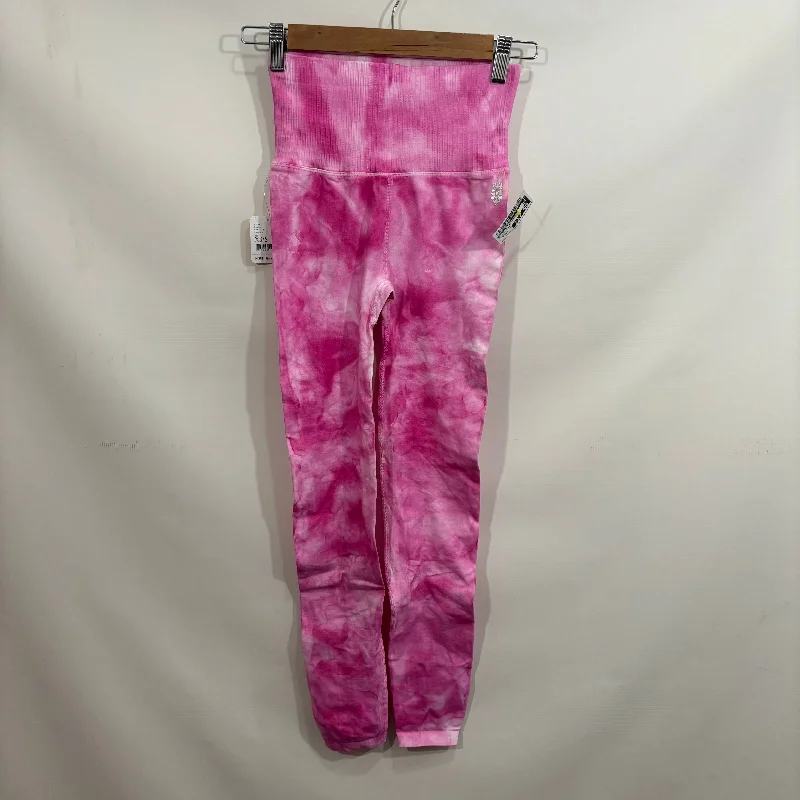 Athletic Leggings By Free People In Tie Dye Print, Size: Xs