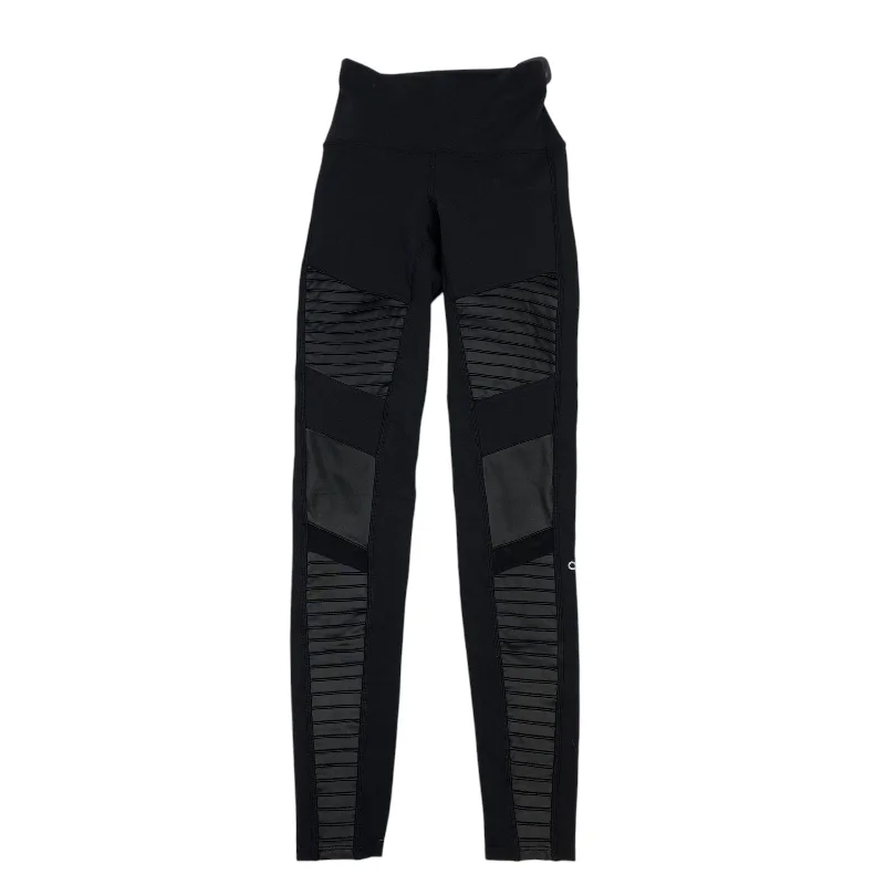 Athletic Leggings By Alo In Black, Size: Xs