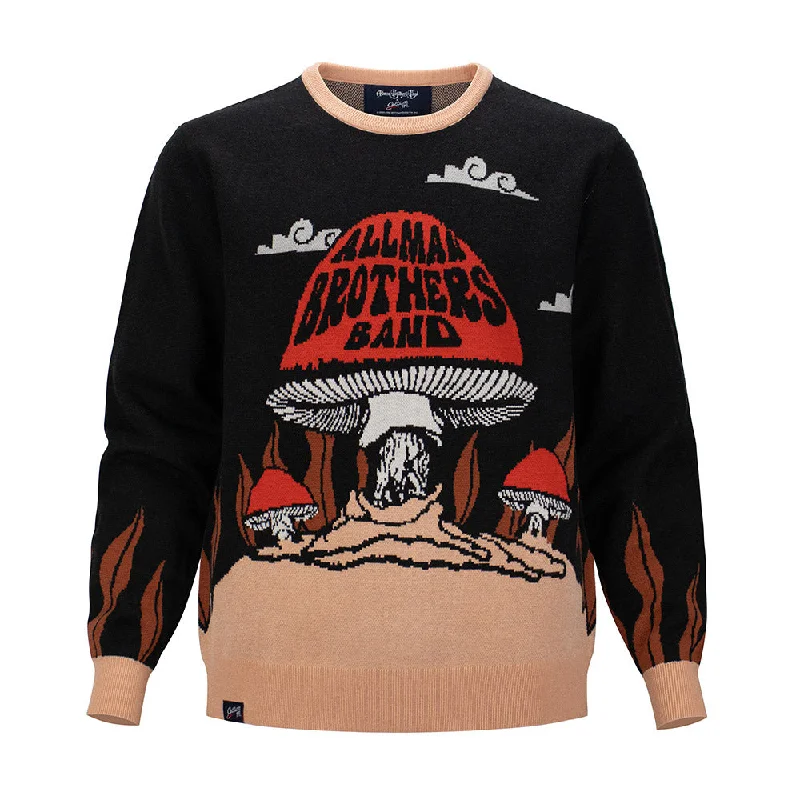 Allman Brothers | Sweater Crewneck | Mushroom in Brown