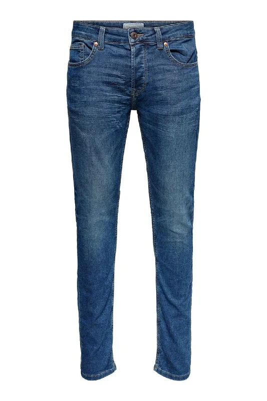 Loom Stretch Jeans - Blue denim