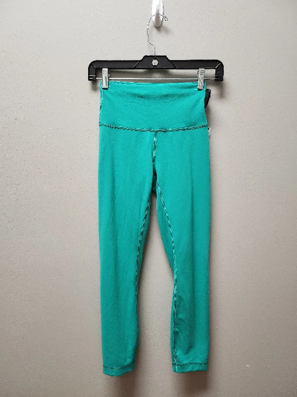 Athletic Leggings By Lululemon In Green, Size: 4