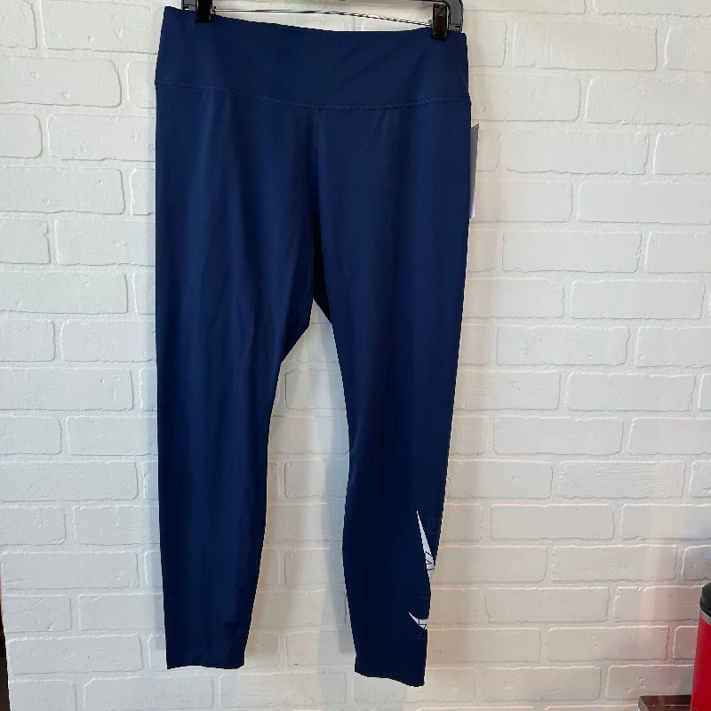 Athletic Leggings By Nike In Navy, Size: 12