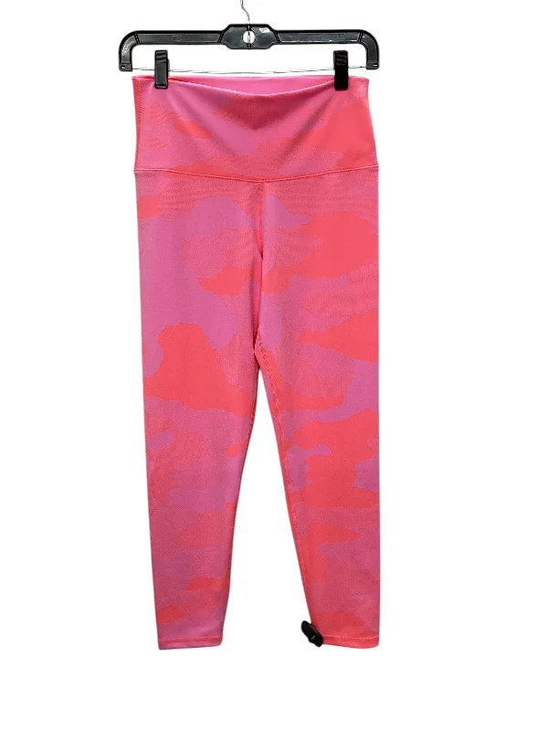 Athletic Leggings By Aerie In Pink, Size: L