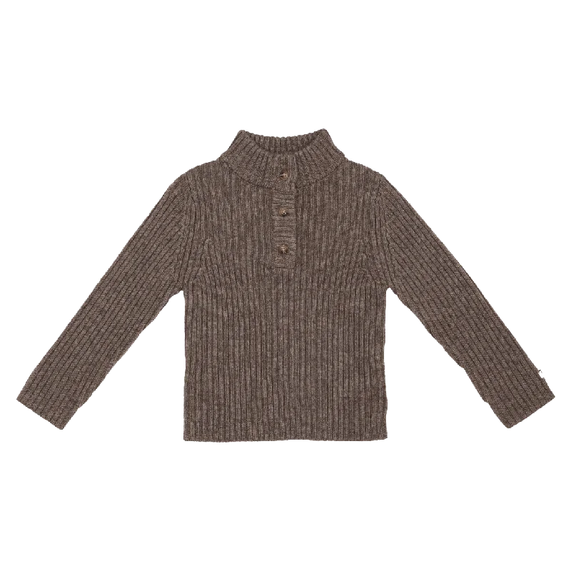 Bastiaan Sweater | Dusty Brown Melange