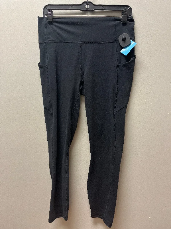 Athletic Leggings By Fabletics In Black, Size: L