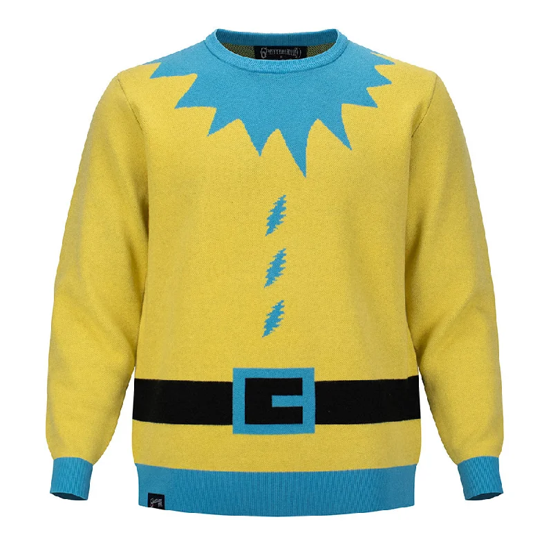 Grateful Dead | Regular Sweater | Bolt in Blue & Yellow